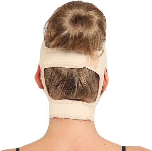 Neck Chin Compression Garment Strap Bandage, Face Slimmer, Double Chin Wrap (L) in Kuwait