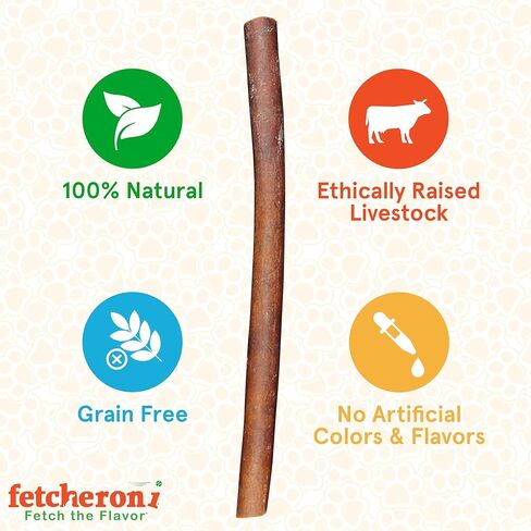 فيتشروني مضغ الكلب طويل الأمد وبديل الجلود الخام. أعواد كولاجين لحم البقر الصحية للكلاب. مكافأة لذيذة للكلاب مقاس 12 بوصة سيحبها كلبك. (5 عبوات) in Kuwait