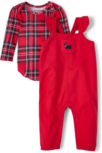 The Children's Place unisex-baby Long Sleeve Bodysuit and Pants Set 2-pack in Saudi Arabia