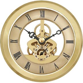 DEEWISH Clock Inserts, Transparent Skeleton Clock Inserts, Recessed Quartz Clockwork Table Clock, Clock Repair or DIY in Kuwait