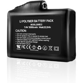 قفازات حرارية داخلية جوارب فيست قابلة لاعادة الشحن بطارية ليثيوم ايون 7.4 فولت 3000mAh in Kuwait