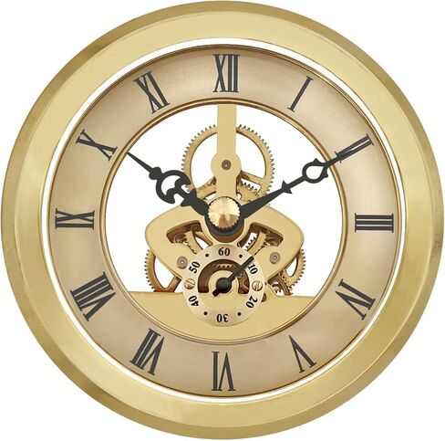 إدراجات ساعة ديويش، إدراجات ساعة هيكل عظمي شفافة، ساعة طاولة كوارتز مجوفة، إصلاح الساعة أو DIY in Kuwait