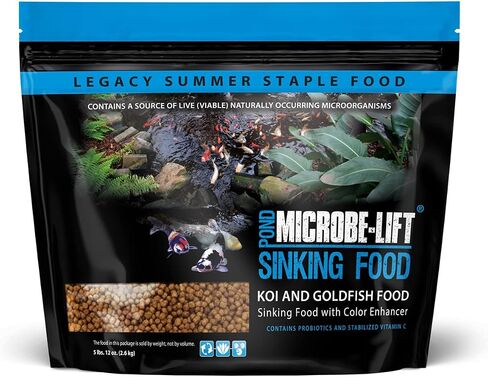MICROBE-LIFT Sinking Fish Food Pellets for Ponds, Water Gardens, and Fountains, for Live Goldfish and Koi, 14 Ounces in Saudi Arabia