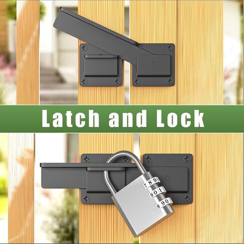 اي-اس دي اس دعامة زاوية مضادة للترهل مع مزلاج بوابة، مجموعة اطار بوابة شديدة التحمل للاسوار الخشبية والممرات والبوابات المرجانية والنوافذ الخشبية in Kuwait