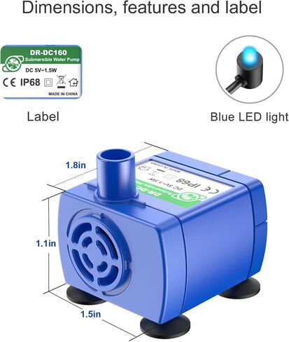 وندر كريتشر مضخة نافورة مياه للقطط مصنوعة من الستانلس ستيل مع موزع مياه للكلاب والقطط in Kuwait