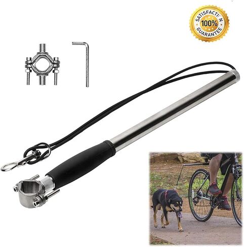 ديياس زمام دراجة للكلاب، سلسلة تمرين دراجة الكلاب، احدث طرازات مدمجة عازلة زنبركية لركوب الدراجة، تحكم حر من الكلاب الصغيرة الى الكبيرة in Kuwait