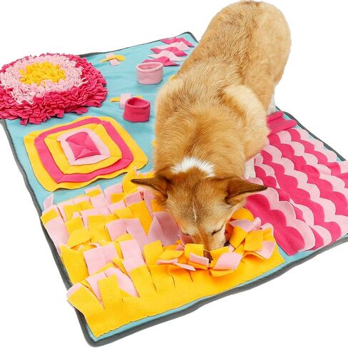 Pet Life ® 'Sniffer Snack' Interactive Feeding Pet Snuffle Mat in Saudi Arabia