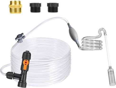 مجموعة تغيير المياه لتنظيف حصى حوض السمك، ادوات تنظيف حوض السمك، خرطوم طويل 33 قدم، مضخة سريعة شاملة لتغيير مياه حوض السمك in Kuwait