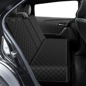 Alfheim Dog Car Back Seat Cover, Waterproof Scratchproof Rear Seat Protector with Arm-Rest Opening, Nonslip Durable Washable Dog Travel, Universal fit for Most Cars in Kuwait