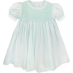 Petit Ami Hand-Embroidered Dress - Smocking and Lace in Saudi Arabia