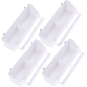 Wpmlady Bird Parrot Feeding Cups, Bird Cage Food Cup, Bird Cage Feeder, Bird Feeding Cups, Bird Bowls for Cage, Plastic Hanging Cups for Small Birds Pigeons Parakeet 4-Pack in Kuwait