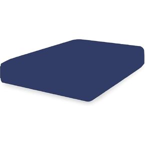 ملاءة سرير أطفال ملائمة من القطن بنسبة 100% من Superity Linen، فقط الأقمشة عالية الجودة المستخدمة وجيدة التهوية، يمكن غسلها وتجفيفها في الغسالة - 28x52 (سرير أطفال، بيج) in Kuwait