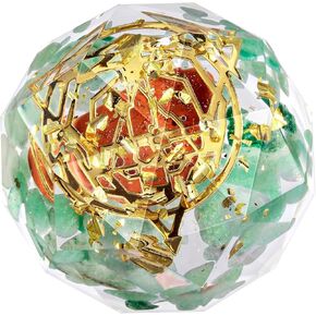 Amogeeli نجمة داود رمز Orgone ديكور كريستالي، حجر جيب النخيل أورجونيت الطاقة، الأباتيت الأزرق in Kuwait