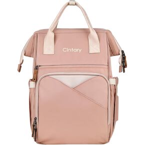 حقائب حفاضات من FILLOVE للأم والأب والبنات والأولاد، حقيبة ظهر لطيفة متعددة الحفاضات للسفر، مقاومة للماء وأنيقة كبيرة باللون الوردي in Kuwait
