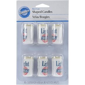 شموع وديكورات الكيك من ويلتون W9326، 1.6 بوصة، بيرة خفيفة، 6/عبوة in Kuwait