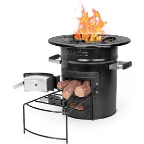 Onlyfire Cast Iron Rocket Stove – Portable Wood Burning Camp Stove in Kuwait
