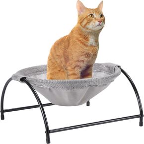 SEHERTIWY Cat Bed, Cat Hammock - Elevate Detachable Dog Sleeping Bed, Breathable Hammock Cot, Easy Assembly Washable Pet Supplies for Kitty Puppy Indoor & Outdoor in Kuwait