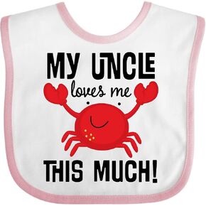 Uncle Loves Me Childs Crab Baby Bib in Saudi Arabia