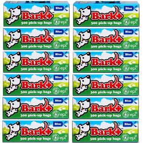 3600 Bark+ Dog Waste Poop Bags, 12 Pack in Kuwait