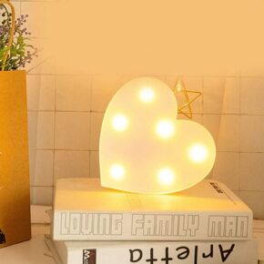 وييسيبو مصباح ليد ليلي على شكل قلب حب، هدايا عيد ميلاد للاطفال الرضع والبنات والاولاد والاطفال الصغار والحبيب والام in Kuwait