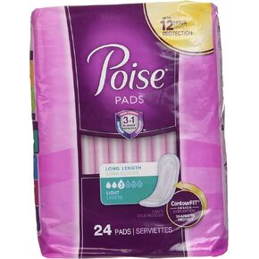 Poise Incontinence Ultra Thins Light Absorbency, 24 Count in Kuwait