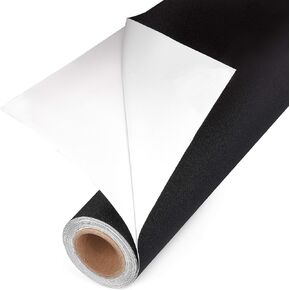 غشاء نافذة تعتيم كامل: غشاء حاجب للضوء بنسبة 100% مع جانب أبيض مقاوم للحرارة - تعتيم الغرفة، غشاء ثابت للخصوصية والنوم النهاري - بدون بقايا، يوقف الأشعة فوق البنفسجية، سهل الإزالة (17.5 × 72 بوصة) in Kuwait