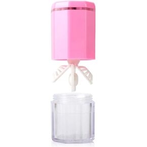 Contact Lens Cleaner, Ofone Rotary Contact Lens Cleaner Case for Soft Lenses, Portable Contact Cleaning Machine with Contact Lens Remover and Tweezers (Pink) in Kuwait