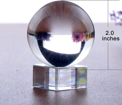 كرة كروية من الكريستال الشفاف H&D مع حامل كريستالي (50 مم-1) in Kuwait