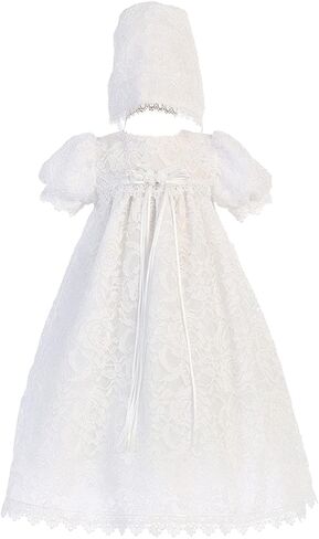 Made in USA - Baptism Dresses for Baby Girls, Christening Dresses for Baby Girl, Lace White Dress, Ropa de Bautizo para Bebé in Saudi Arabia