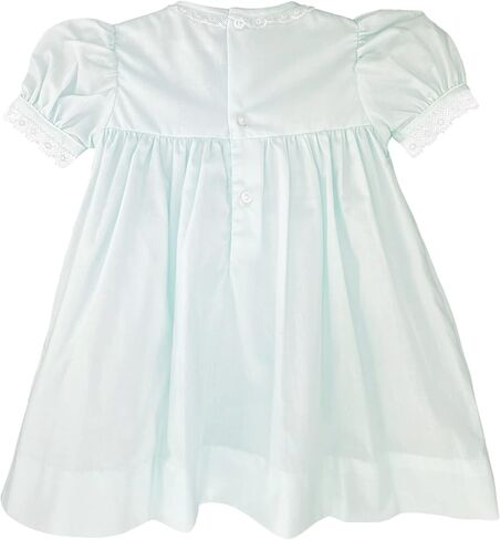 Petit Ami Hand-Embroidered Dress - Smocking and Lace in Saudi Arabia
