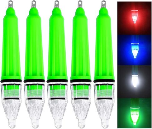 Underwater Light Deep Drop Fishing Light Waterproof Flashing Attractive Light Fishing Lamp Bait Lure Tools Fishing Equipment 5 Colors in Saudi Arabia
