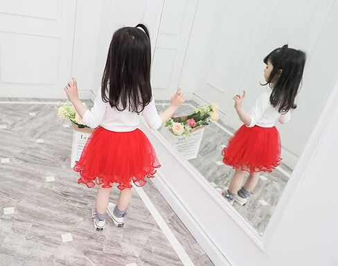 Urtrend Little Girl's Tutu Skirt Baby Toddler Kids Summer Party Casual Dresses in Kuwait