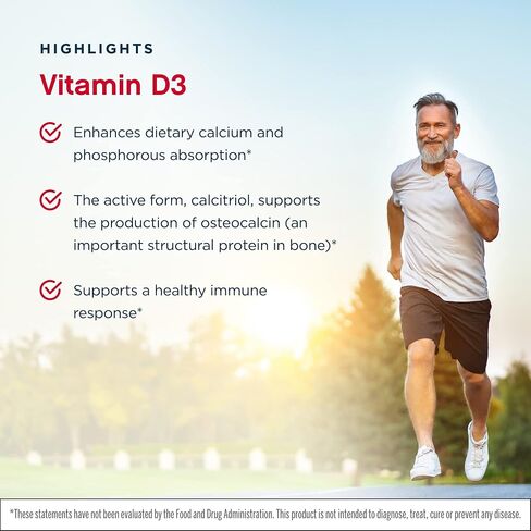 Jarrow Formulas Vitamin D3 2500 IU - 100 Softgels, Pack of 2 - Bone Health, Immune Function & Calcium Metabolism Support - 200 Total Servings in Saudi Arabia