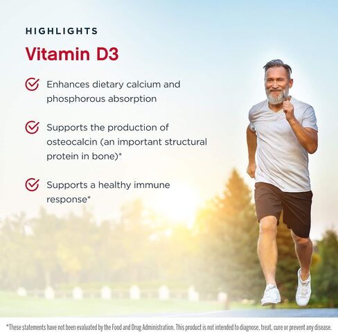 Jarrow Formulas Vitamin D3 2500 IU - 100 Softgels, Pack of 2 - Bone Health, Immune Function & Calcium Metabolism Support - 200 Total Servings in Saudi Arabia