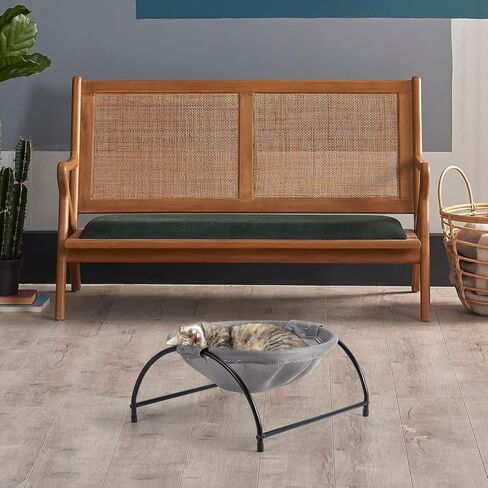 SEHERTIWY Cat Bed, Cat Hammock - Elevate Detachable Dog Sleeping Bed, Breathable Hammock Cot, Easy Assembly Washable Pet Supplies for Kitty Puppy Indoor & Outdoor in Kuwait
