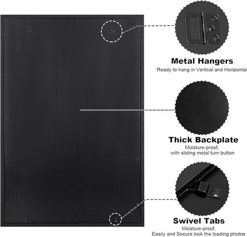 HOMESEVEN 10x30 Frame, 10x30 Panoramic Picture Frame, Solid Wood Poster Frame-Horizontal and Vertical Wall Hanging for Home, Exhibition, Caffe(Natural) in Kuwait