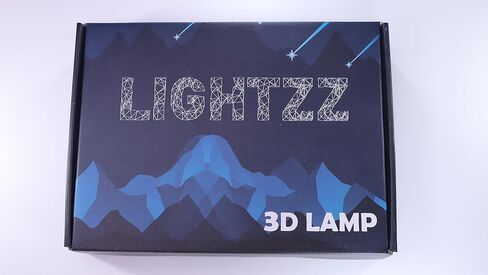 مصباح LED ليلي بتصميم وهمي ثلاثي الابعاد مع جهاز تحكم عن بعد و16 لونًا متغيرًا لديكور السرير in Kuwait