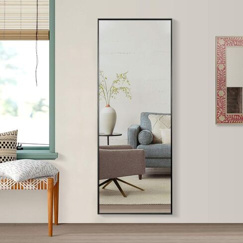 NeuType 71"x24" Unbreakable Full Length Mirror, Shatterproof Mirror for Kids, Glassless Nano Film Mirror Full Length, Big Mirror for Bedroom Living Room Home Gym Lightweight Mirror Hanging or Leaning in Saudi Arabia