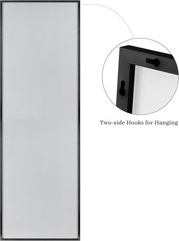 KIAYACI Oversized Full Length Mirror Floor Wall Mirror Leaning Large Wall Mounted Mirror Horizontal/Vertical Bedroom Mirror Dressing Mirror Aluminum Alloy Thin Frame (Grey, 71"x32") in Kuwait