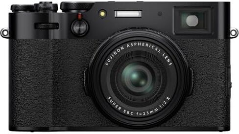 كاميرا FUJIFILM X100V الرقمية (فضي) (16642939) + بطاقة 64 جيجابايت + قارئ بطاقات + بطارية NP-W126 + شاحن + برنامج Corel للصور + حافظة + حامل ثلاثي القوائم مرن + محفظة بطاقة الذاكرة + طقم تنظيف + حافظة للغطاء in Kuwait