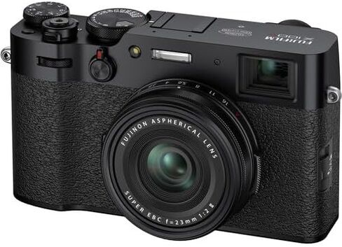 كاميرا FUJIFILM X100V الرقمية (فضي) (16642939) + بطاقة 64 جيجابايت + قارئ بطاقات + بطارية NP-W126 + شاحن + برنامج Corel للصور + حافظة + حامل ثلاثي القوائم مرن + محفظة بطاقة الذاكرة + طقم تنظيف + حافظة للغطاء in Kuwait