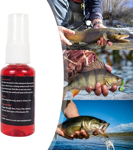 EUPHENG Fish Attractant Spray, for Fishing Bait or Lure, Ultimate Year-Round Effective, Add Active Amino Acids to Enhance Smell and Attract Bites, Suitable for Multi Fish and Fishing Styles in Saudi Arabia