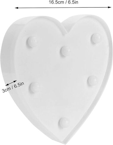 وييسيبو مصباح ليد ليلي على شكل قلب حب، هدايا عيد ميلاد للاطفال الرضع والبنات والاولاد والاطفال الصغار والحبيب والام in Kuwait