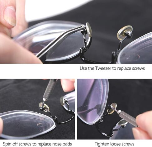 مجموعة أدوات إصلاح 5 أزواج من مفكات الأنف مع ملقاط مفك صغير من HQMaster in Kuwait