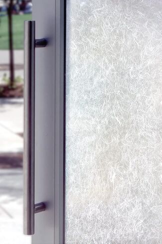 ورق أرز آرتسكيب كبير | نافذة فيلم الخصوصية نمط الزجاج محكم | غير لاصق وحماية من الأشعة فوق البنفسجية | سهل التطبيق وقابل للإزالة | 36 × 72 بوصة | صنع فى أمريكا in Kuwait