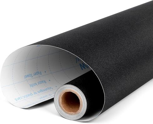 غشاء نافذة تعتيم كامل: غشاء حاجب للضوء بنسبة 100% مع جانب أبيض مقاوم للحرارة - تعتيم الغرفة، غشاء ثابت للخصوصية والنوم النهاري - بدون بقايا، يوقف الأشعة فوق البنفسجية، سهل الإزالة (17.5 × 72 بوصة) in Kuwait