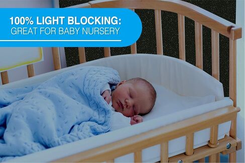 غشاء نافذة تعتيم كامل: غشاء حاجب للضوء بنسبة 100% مع جانب أبيض مقاوم للحرارة - تعتيم الغرفة، غشاء ثابت للخصوصية والنوم النهاري - بدون بقايا، يوقف الأشعة فوق البنفسجية، سهل الإزالة (17.5 × 72 بوصة) in Kuwait