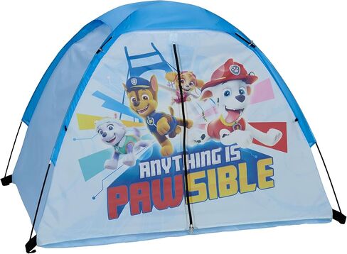 Exxel Outdoors Paw Patrol Kids Camp Set - Tent, Backpack, Sleeping Bag and Flashlight - 4 Piece Indoor/Outdoor Paw Patrol Kids Set,Multi,N-4SLGFL21PAW in Saudi Arabia