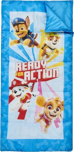 Exxel Outdoors Paw Patrol Kids Camp Set - Tent, Backpack, Sleeping Bag and Flashlight - 4 Piece Indoor/Outdoor Paw Patrol Kids Set,Multi,N-4SLGFL21PAW in Saudi Arabia