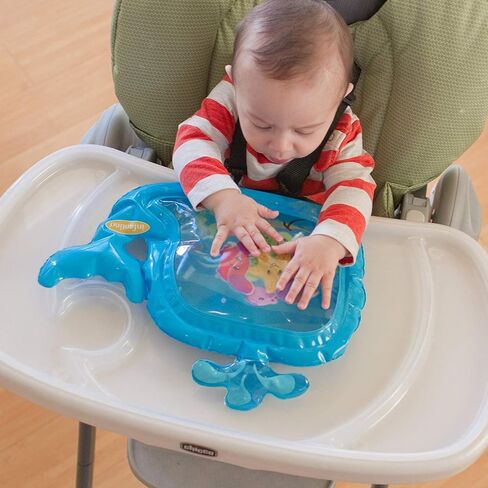 Infantino Jumbo Pat & Play Water Mat, Sea-Themed Mess-Free Water Play for Babies, Supports Tummy Time and Motor Skills Development, Multicolor, 3M+ in Kuwait